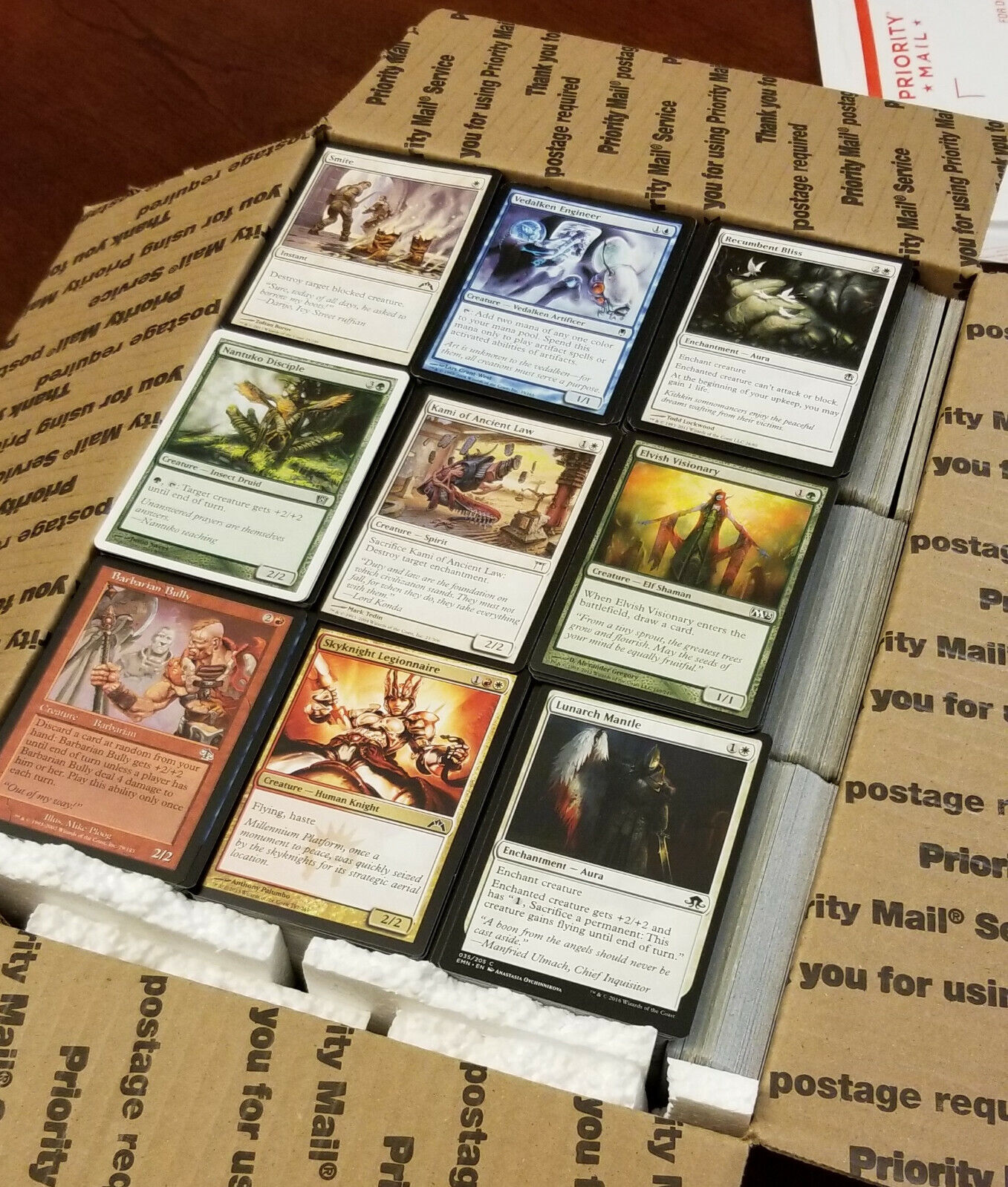 4300 MTG Magic The Gathering Cards Bulk Collection 1000+ Uncommons Wide Variety Без бренда