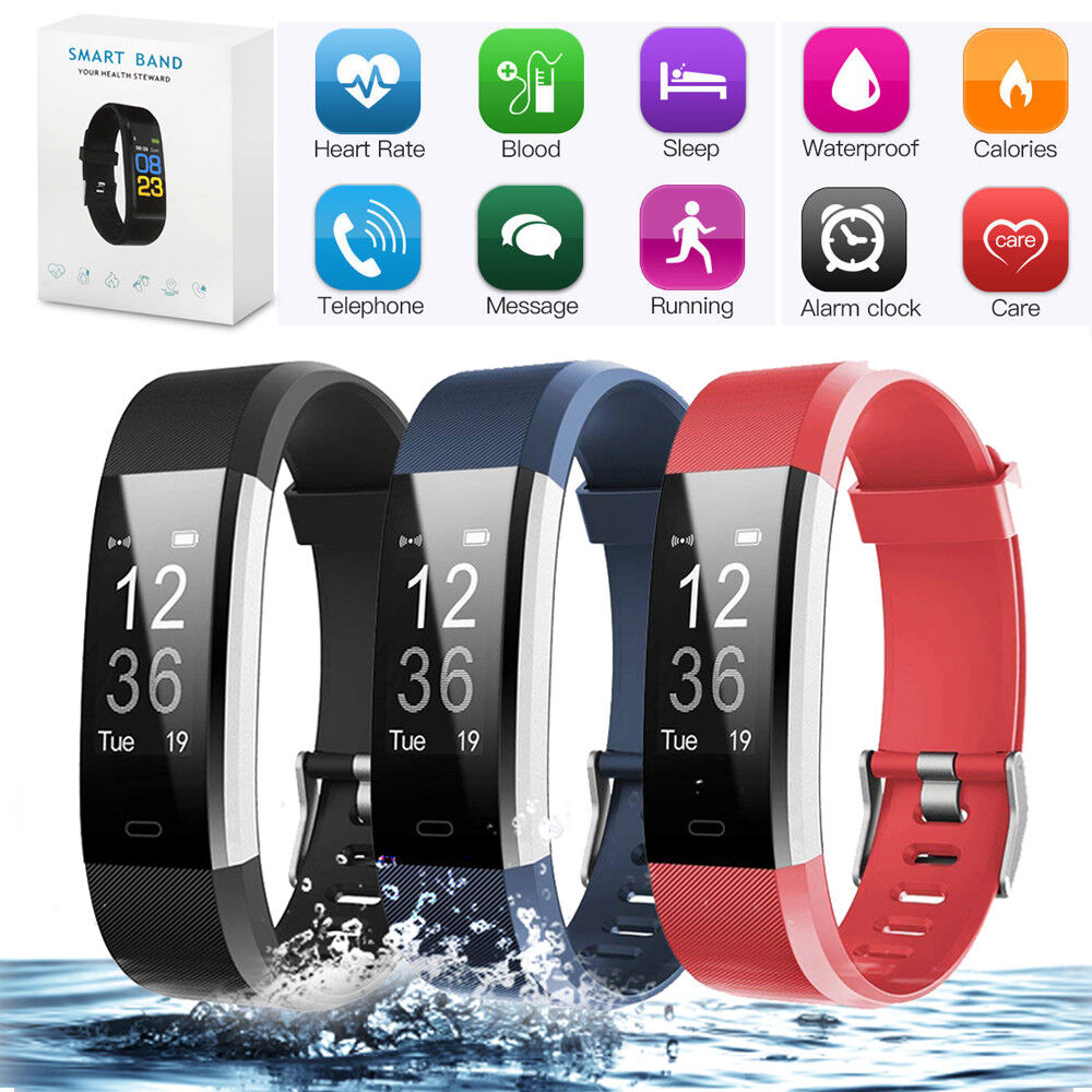 Sport Health Waterproof Fitness Smart Watch Activity Tracker Wrist Band Bracelet iClover Does Not Apply