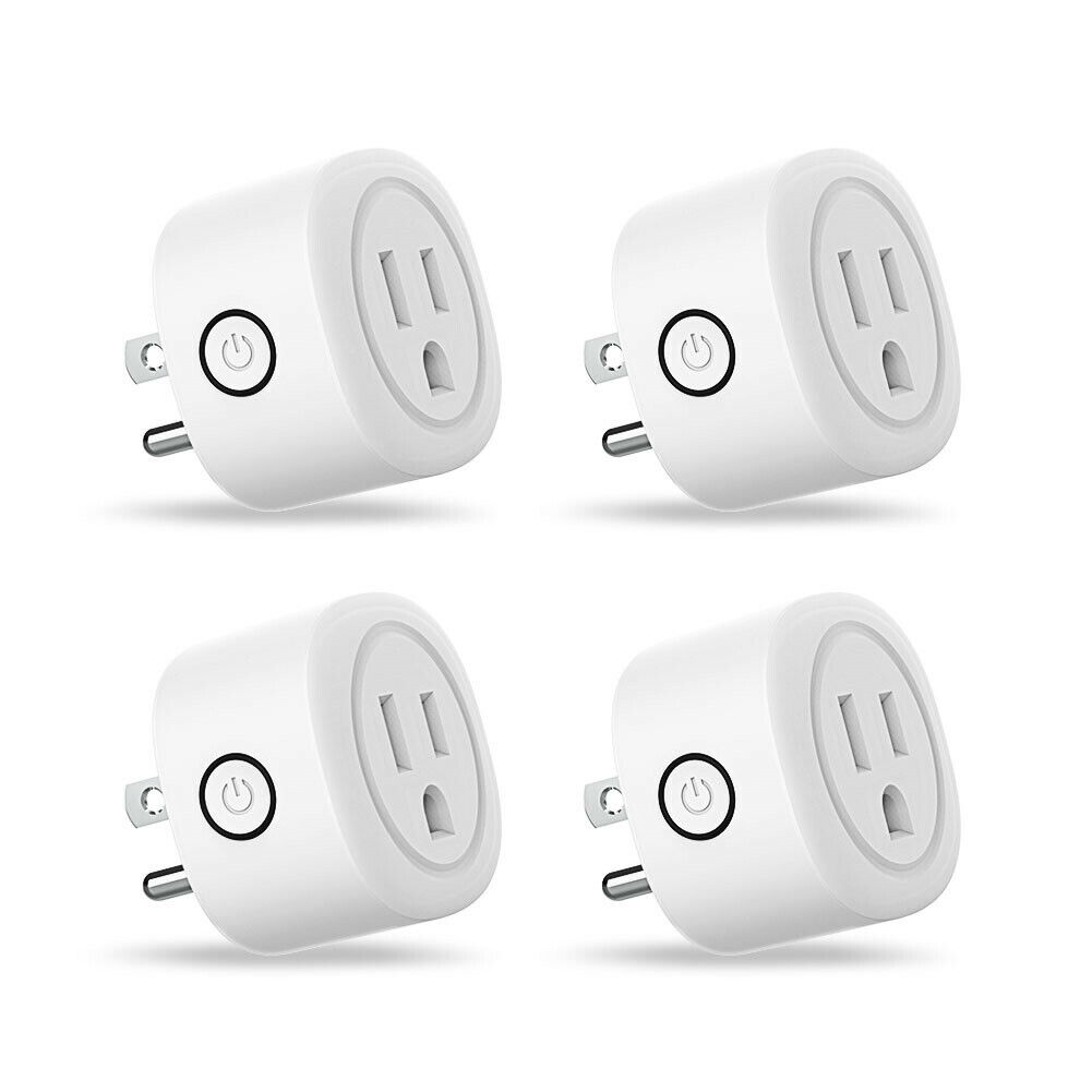 4X Smart WIFI Plug Switch Outlet Remote Voice Control Alexa Echo Google Home Kootion Does Not Apply