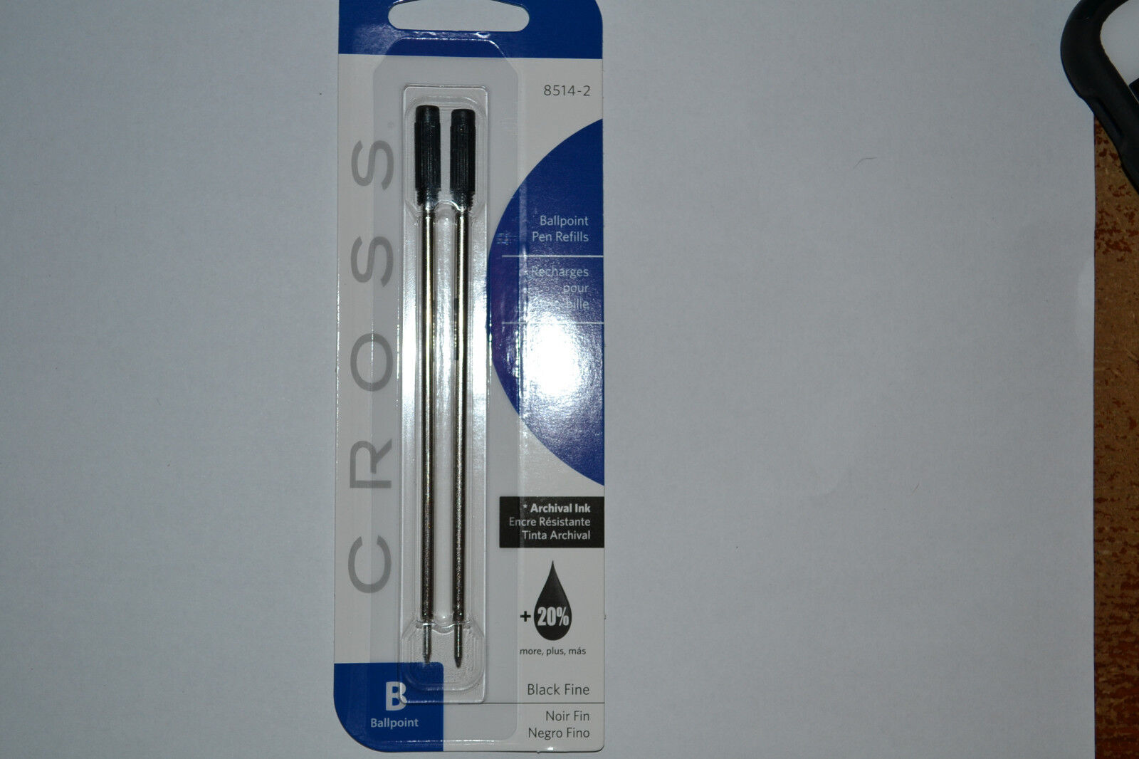 Cross Ballpoint Pen Refills CRO8514-2 BLACK FINE POINT Без бренда