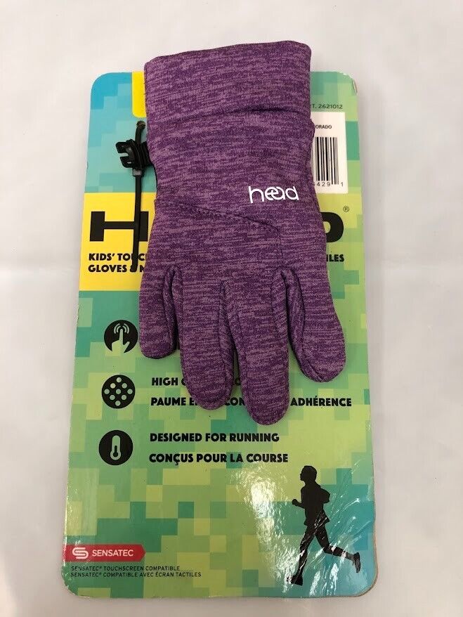 Head Kid's Touchscreen Gloves Purple Small HEAD