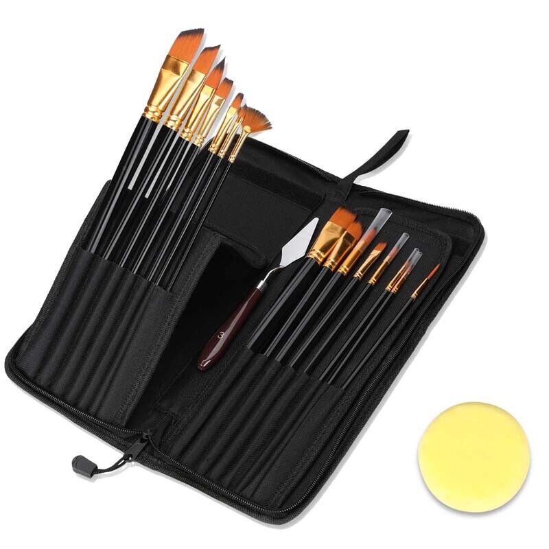 15Fine Detail Paint Brush Tiny Professional Micro Miniature Painting Brushes Kit Unbranded Does Not Apply - фотография #2