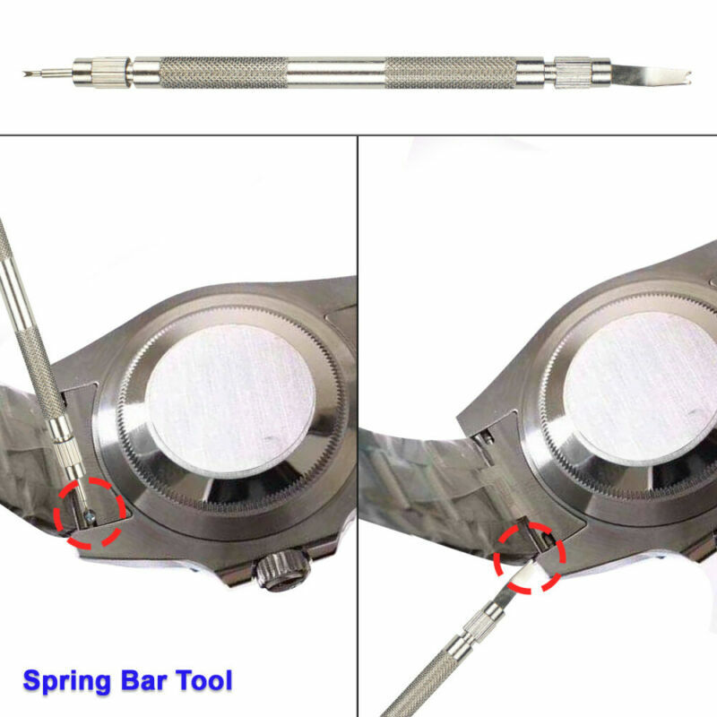 915X Professional Watch Repair Kit Back Case Remover Opener Link Pin Spring Bar Zistel D45025 - фотография #6