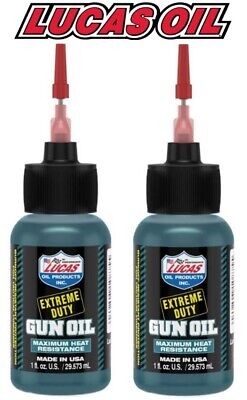 2 - LUCAS Extreme Duty Gun Oil 1oz Needle Oiler Bottle 10875 Lucas Oil 10875