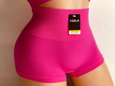 6 WOMEN'S BOYSHORT SHORTIE SHORT Seamless SEXY HI-WAIST PANTIES UNDIES Underwear VIOLA'S - фотография #3