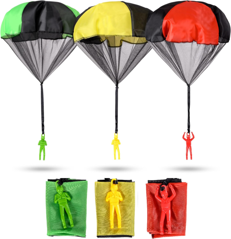 Parachute Toys for Kids - Tangle Free Outdoor Flying Parachute Men, Best Small o Does not apply