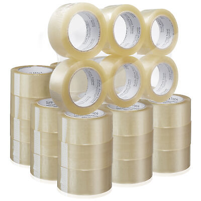 36 Rolls Carton Sealing Clear Packing Tape Box Shipping- 1.8 mil 2" x 110 Yards Sure-Max Does Not Apply - фотография #2