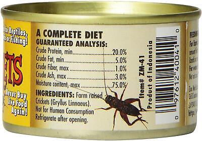 Zoo Med Can O' Crickets Canned Food for Reptiles 1.2 ounces - 3 Pack Zoo Med ZM-41 - фотография #3