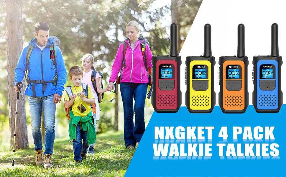 4X Rechargeable 22CH Two-Way Radios Long Range FRS VOX Walkie Talkies W/ Battery NXGKET Does not apply - фотография #9