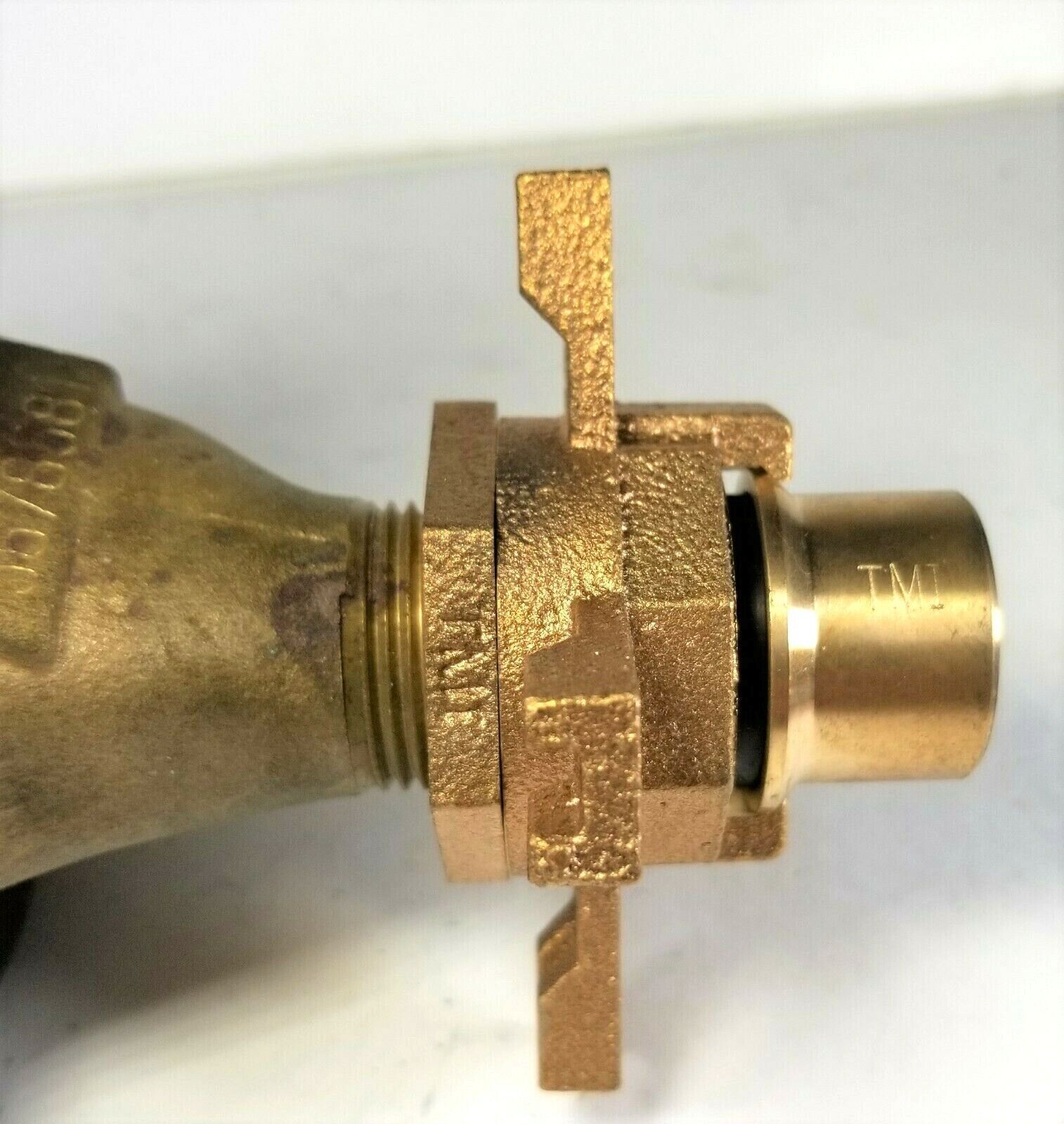 10 - Water Meter Yoke Expansion Connection Wheel for 5/8" x 1/2" Meter, NL Brass Trumbull 368-0630