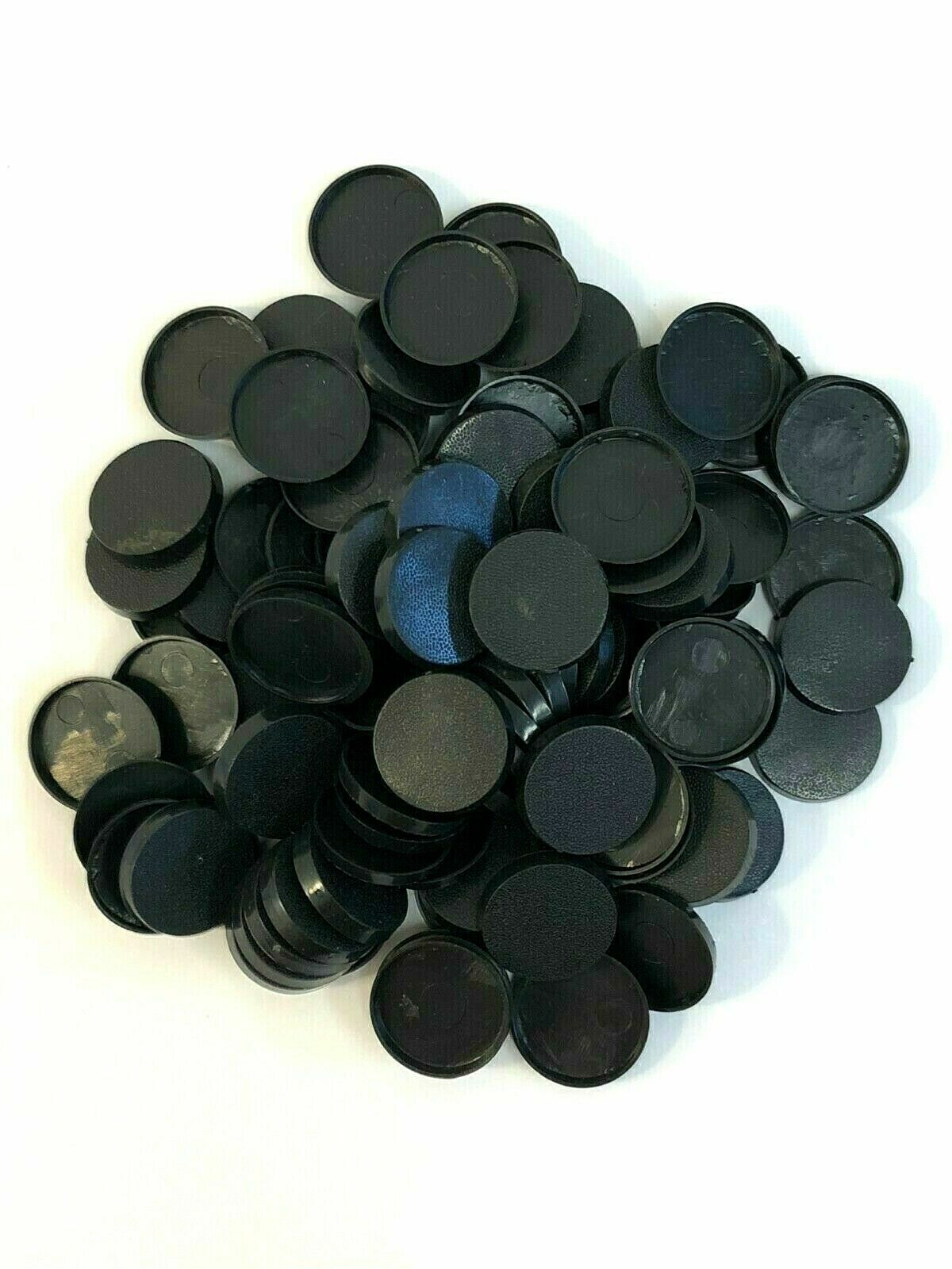 Lot Of 100 25mm Round Bases For Warhammer 40k & AoS Games Workshop Bitz  Unbranded Does not Apply