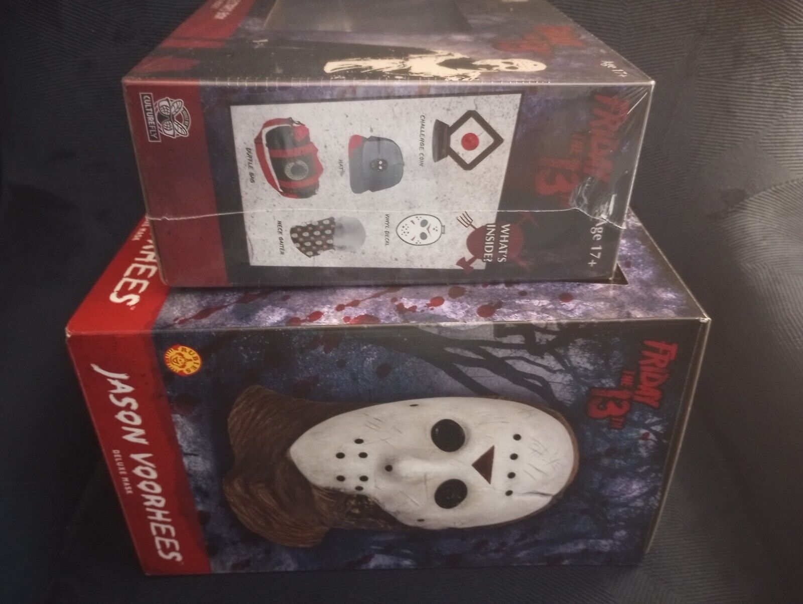 FRIDAY THE 13TH JASON VOORHEES Deluxe Mask + Collector's Box Rubie's 4181 - фотография #8