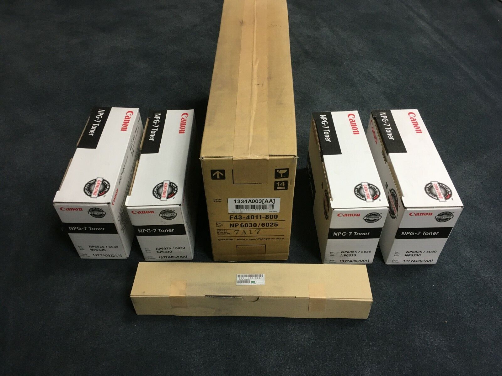 NP-6030/6035 CANON NPG-7 DRUM CART. TRANSFER ROLLER, Qty-4 Toners GENUINE/NEW Canon 1334A003AA - фотография #2