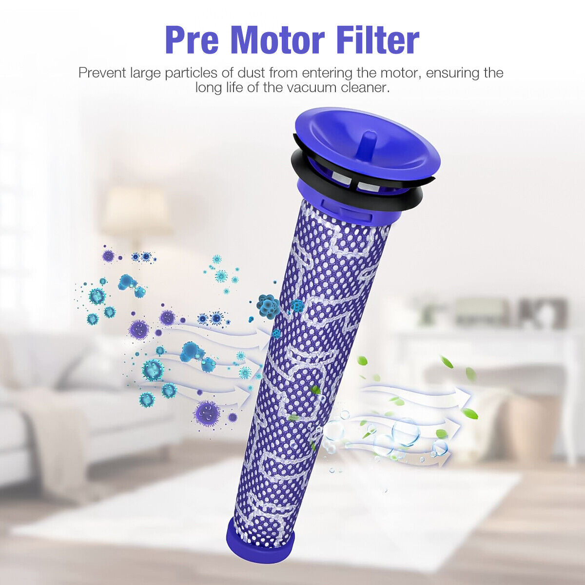 6 Pack Filter Replacement for Dyson V7 V8 Animal and V8 Absolute Cordless Vacuum Housmile - фотография #4