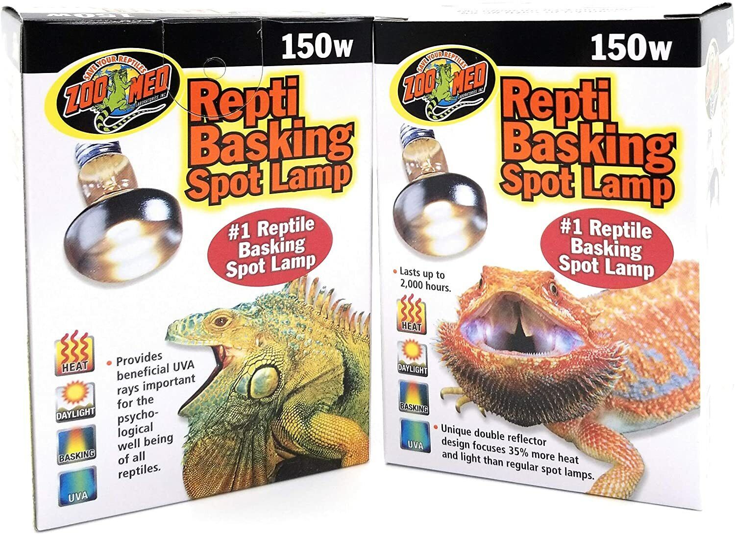 150W Spot Bulb Repti Basking Heat Light, 2 pcs, Zoo Med, USA seller Zoo Med 1285 - фотография #2