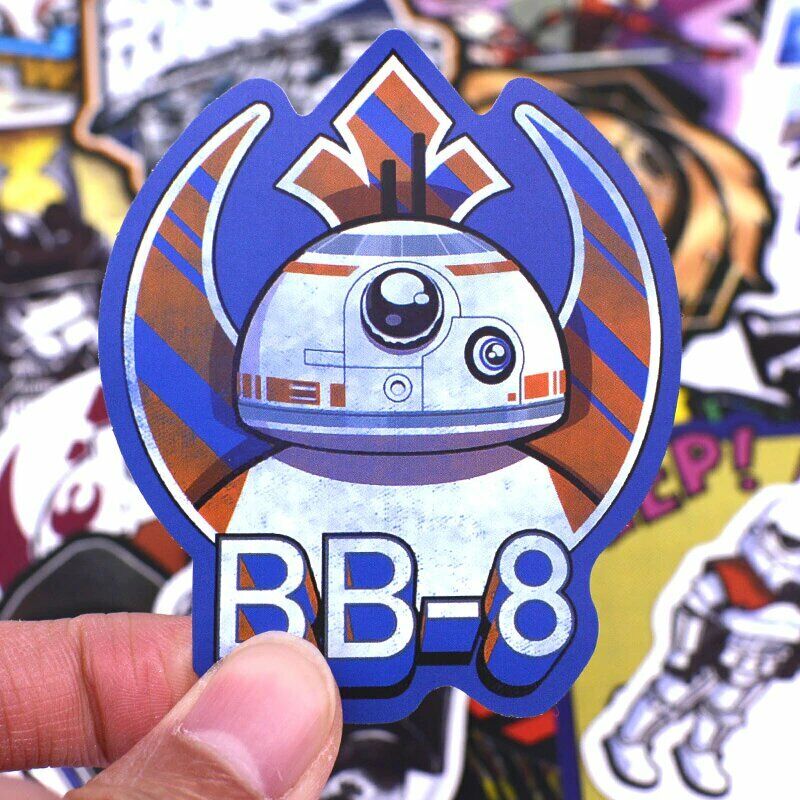 100pcs Star Wars Stickers Yoda Storm Trooper Jedi Vador Mandalorian Laptop Phone Hyperealm - фотография #2