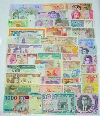 100 Different World Paper Money Collection, All Genuine and UNC, New Banknotes Без бренда - фотография #4