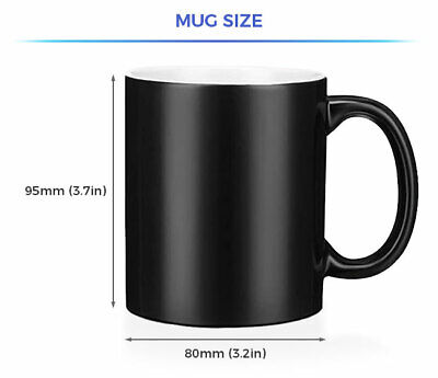 11OZ Blank Heat Transfer Sublimation Mugs Magic Cup Full Color Changing Mugs QOMOLANGMA 0163000215105 - фотография #12
