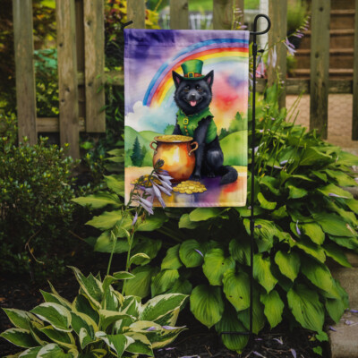Schipperke St Patrick's Day Flag Garden Size DAC5605GF Без бренда - фотография #2