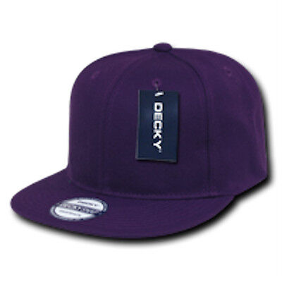 Lot of 6 Blank Flat Bill Snapback Caps Hats Solid Two Tone DECKY Wholesale Bulk Decky 350 / 351 - фотография #6