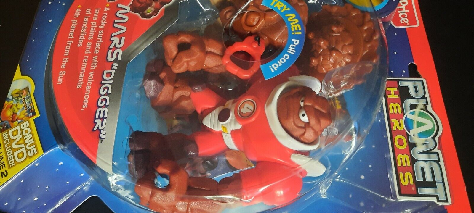 Fisher Price - PLANET HEROS MARS "DIGGER" From 2007 - VINTAGE - NEW Fisher-Price - фотография #3