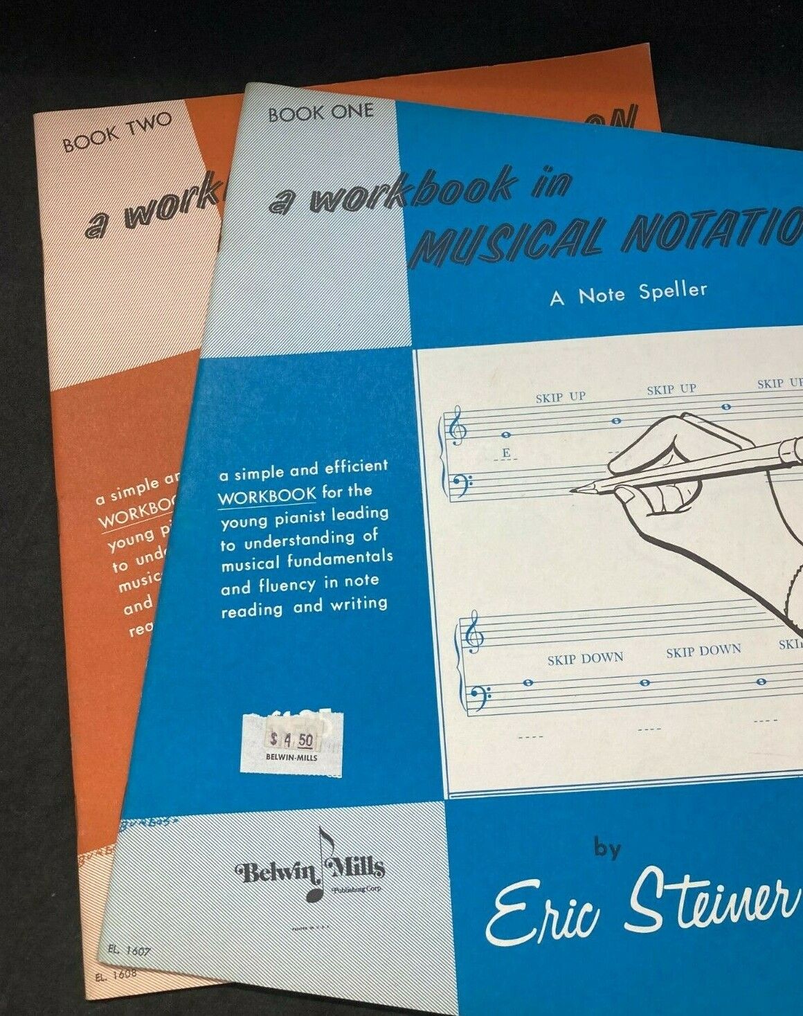 BELWIN A Workbook in Musical Notation: A Note Speller, Books 1-2 #EL01607-8 Без бренда EL01607, EL01608