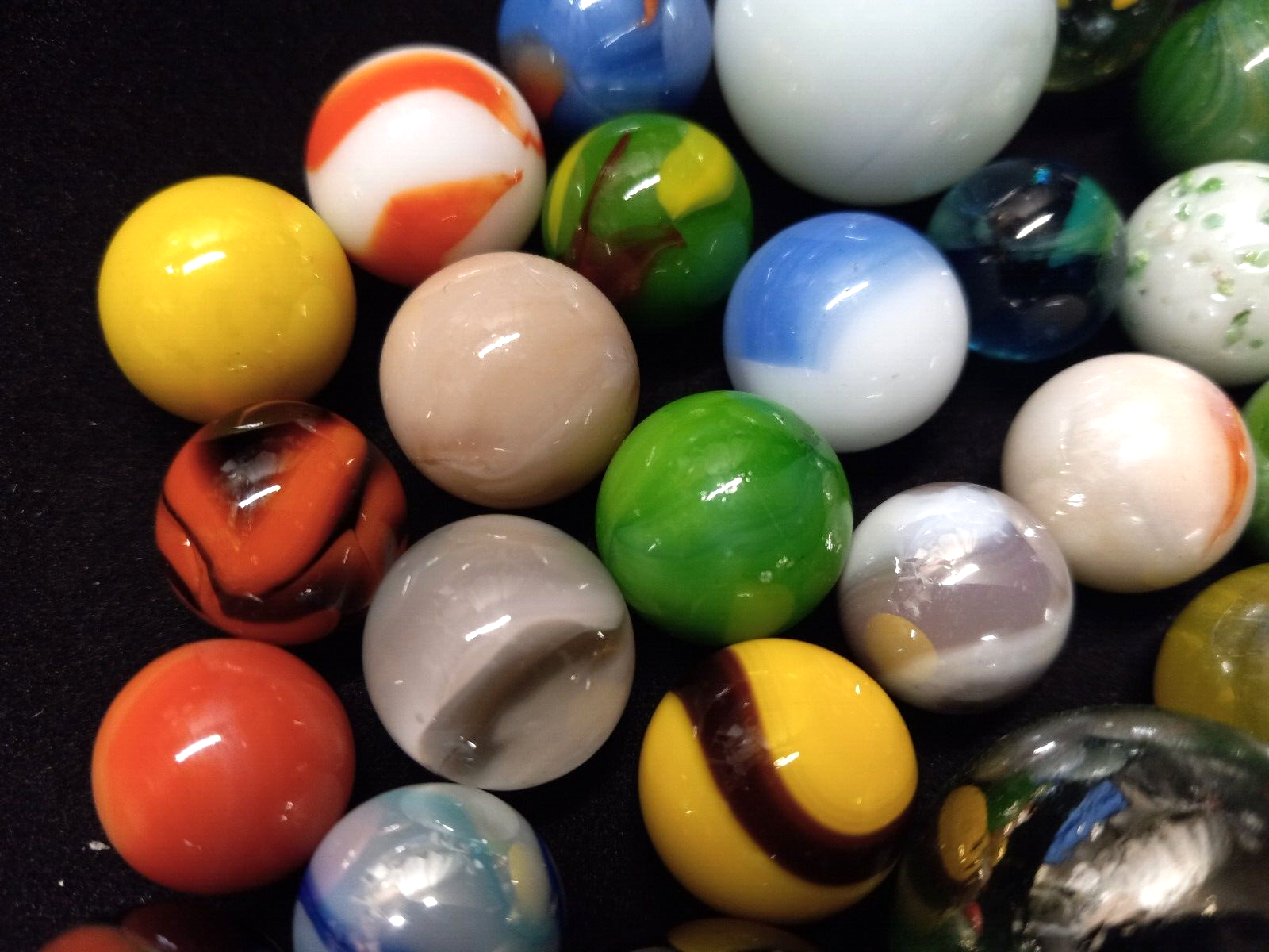 Vintage Marbles Lot Of 30 Mega Marbles Vacor .556"-.991" Mega Marble - фотография #2