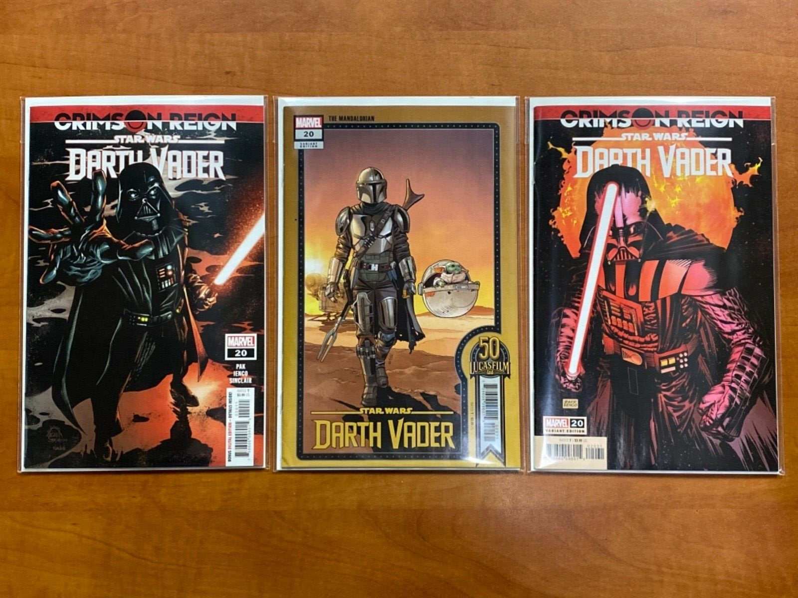 DARTH VADER 20 SET- GROGU MANDALORIAN COVER VARIANT~ Marvel SHIPS IMMEDIATELY Без бренда