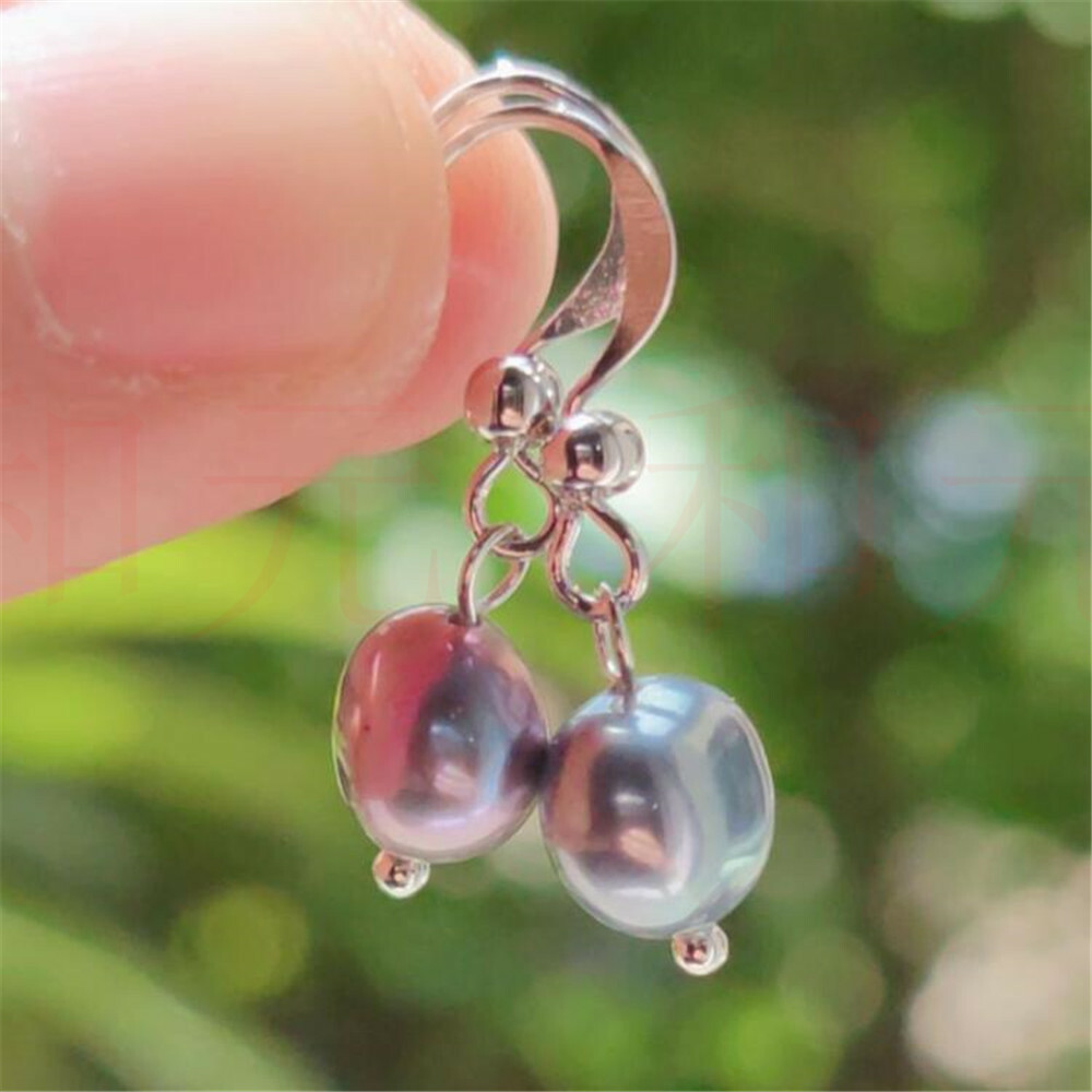 Natural Pearl silvering Earrings eardrop 18K Chain girl Gift Wedding Unbranded 3 - фотография #2