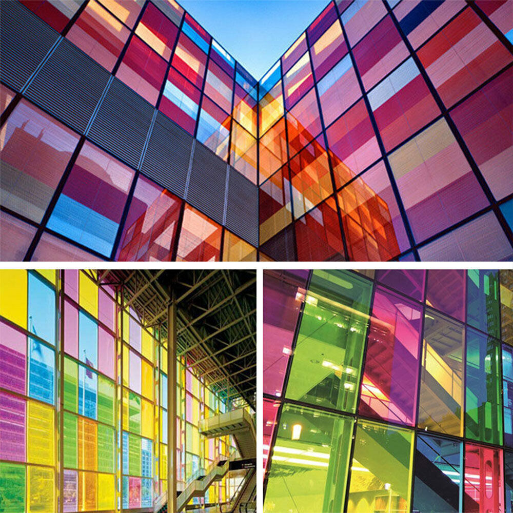 20x30cm 6pcs Bundle Transparent Decorativ Window Film Colorful for Festival Home Unbranded Does not apply - фотография #4