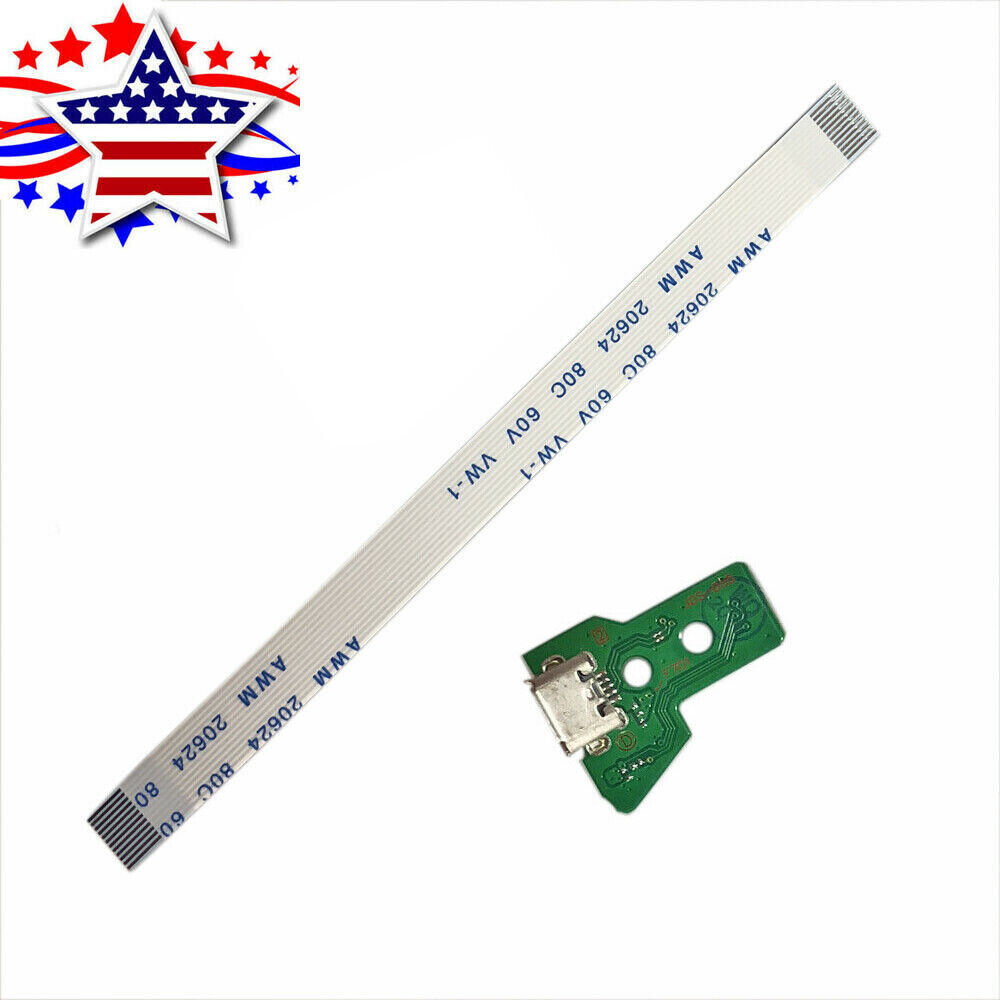 2X USB Charging Port Board +Flex Ribbon Cable JDS-055 For Sony Playstation 4 PS4 Unbranded JDS-055 - фотография #2