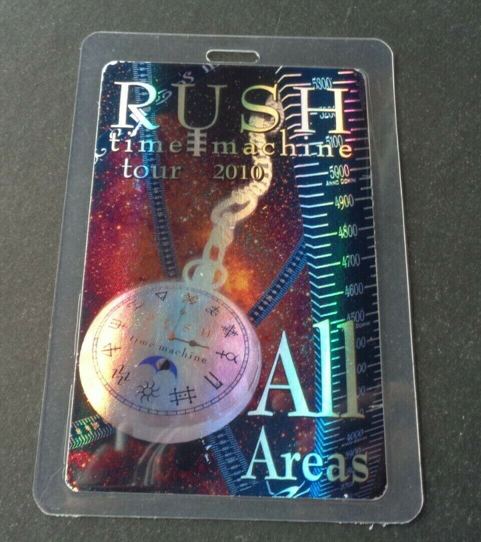 RUSH,Color Promo Photo,6 Original Backstage Passes,"Time Machine" tour Без бренда - фотография #3