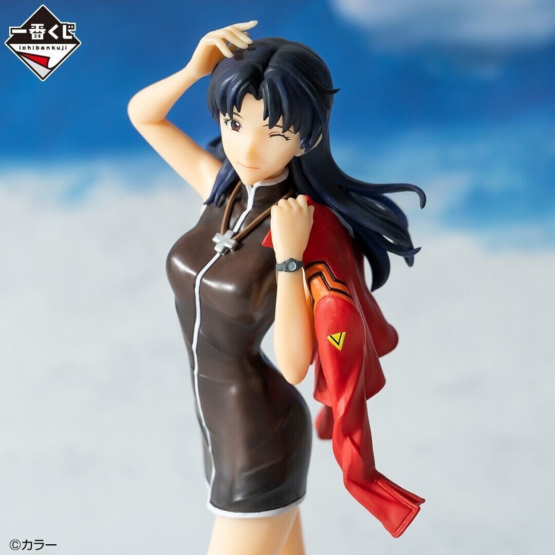 Evangelion Misato Katsuragi Penpen Figure Angel Attack Ichiban Kuji Prize New Bandai - фотография #2