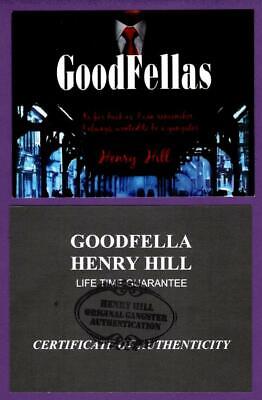 Goodfellas Wiseguy Henry Hill Autograph Vegas Palace Station Royal Flush Diamond Без бренда - фотография #2