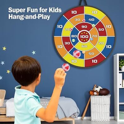  Outdoor Games, Large 29in Dart Board and Basketball Kids Games, Double-Sided  Does not apply Does Not Apply - фотография #6