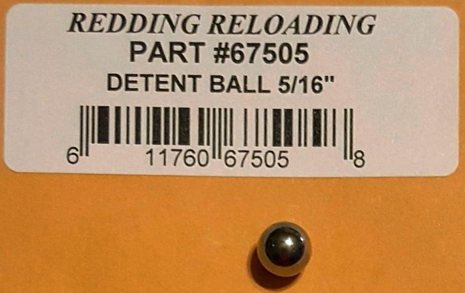 SIX NEW REPLACEMENTS FOR REDDING 67505 T7 TURRET DETENT BALLS REDDING 67505