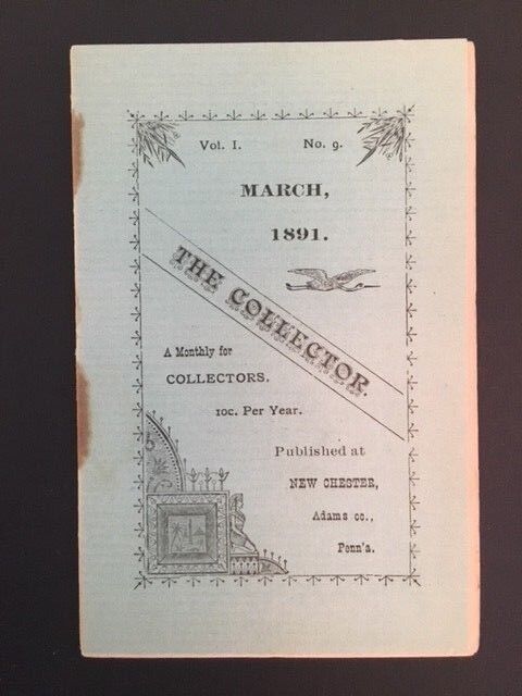 1890-91 US Postal "The Collector" Mini Booklets Vol.#1 No. 6,7&9 Lot of 3 Без бренда - фотография #4