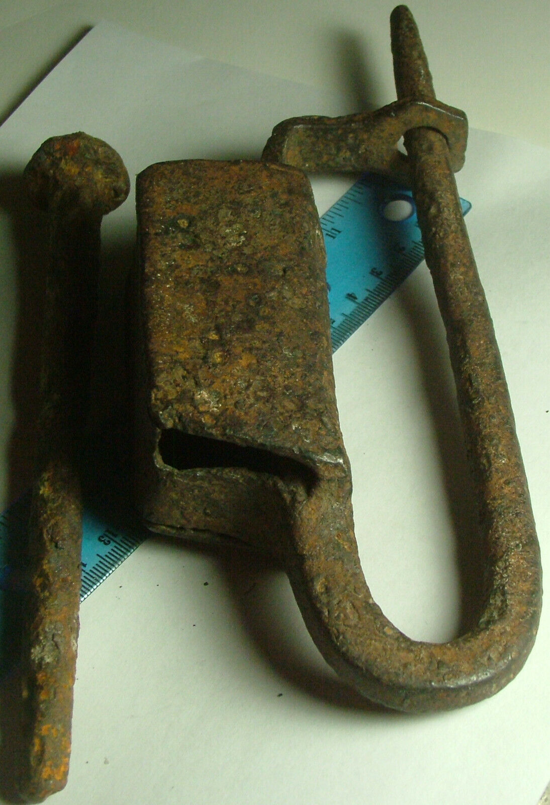 Rare Genuine Ancient Byzantine Iron Monastery gate lock kit artifact intact Без бренда - фотография #2