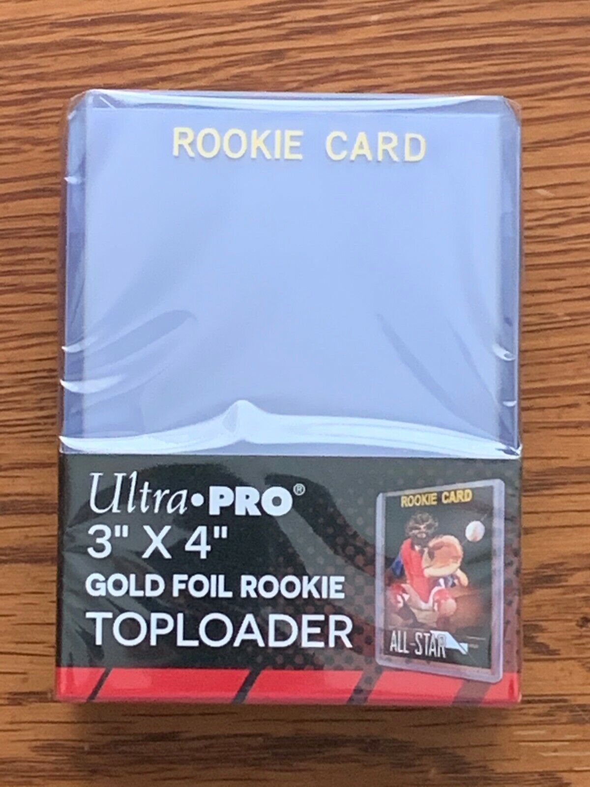 250 (10 pks/25 per pk) Ultra Pro Rookie Gold 3x4 Top Loaders Ultra PRO