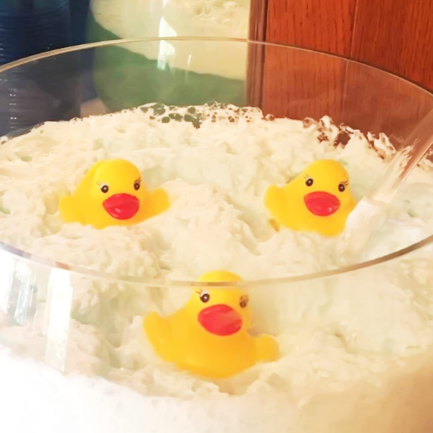 Novelty Place 12-48 Pcs Float Rubber Duck Ducky Baby Bath Toy for Kids Novelty Place Does Not Apply - фотография #6