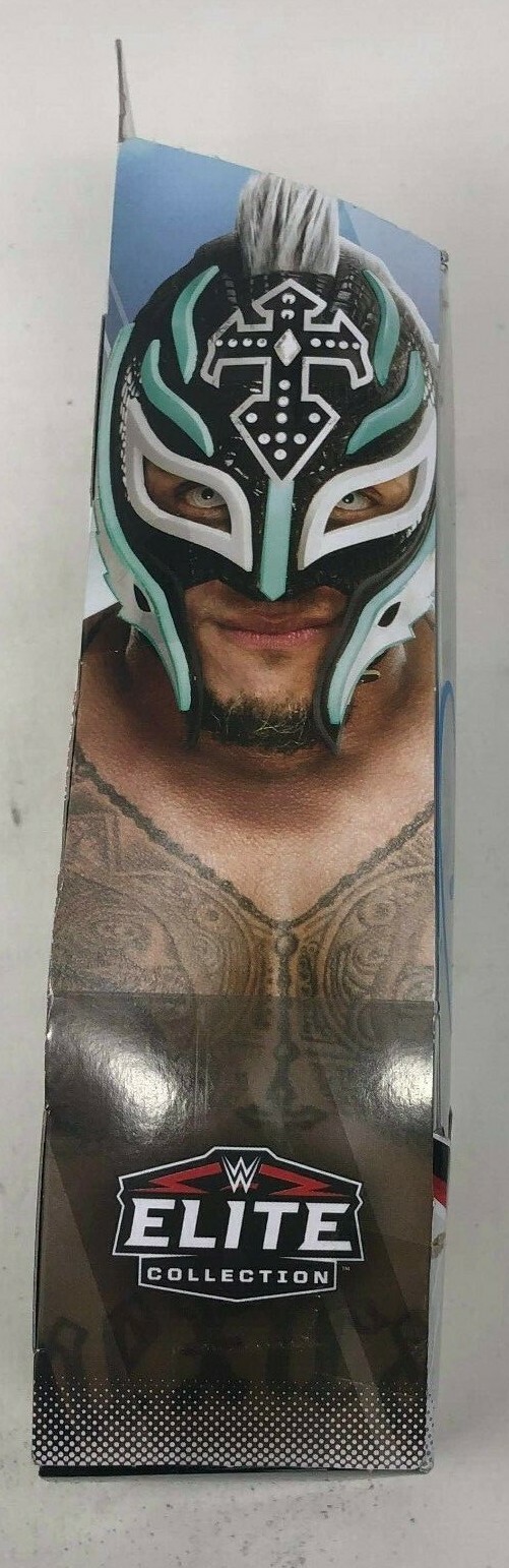 WWE Mattel Elite Collection #72 Rey Mysterio Signed Rare Action Figure NIB COA Mattel - фотография #2