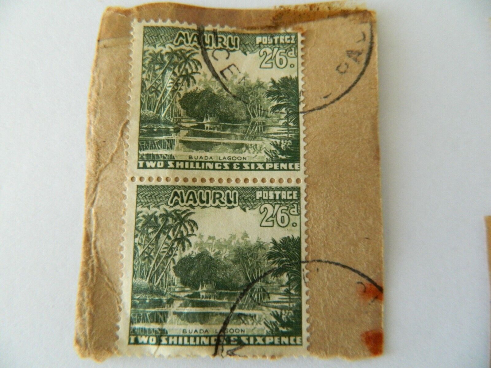 Vintage Stamps Used MAURU Postage 1 & 2 Shilling 4pcs Без бренда - фотография #4