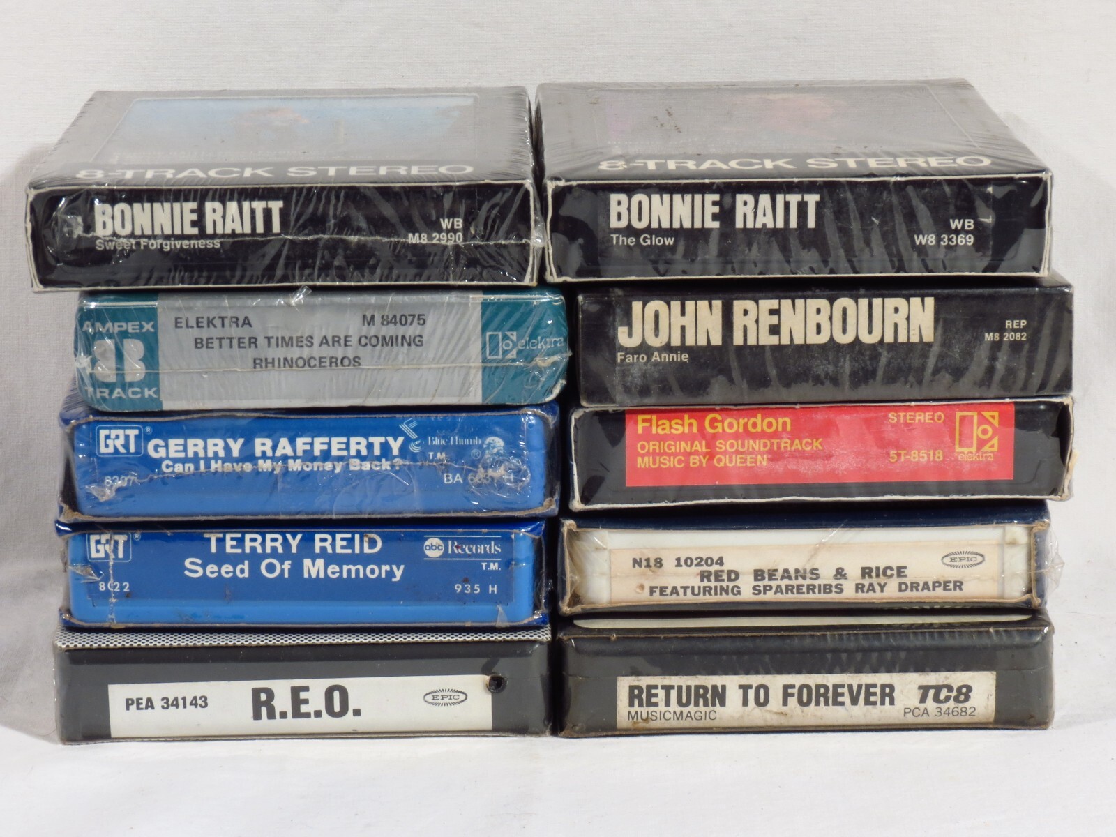LOT of 20 US 8-Track tapes STILL SEALED - Rock, Soul, Folk, Jazz Без бренда - фотография #3