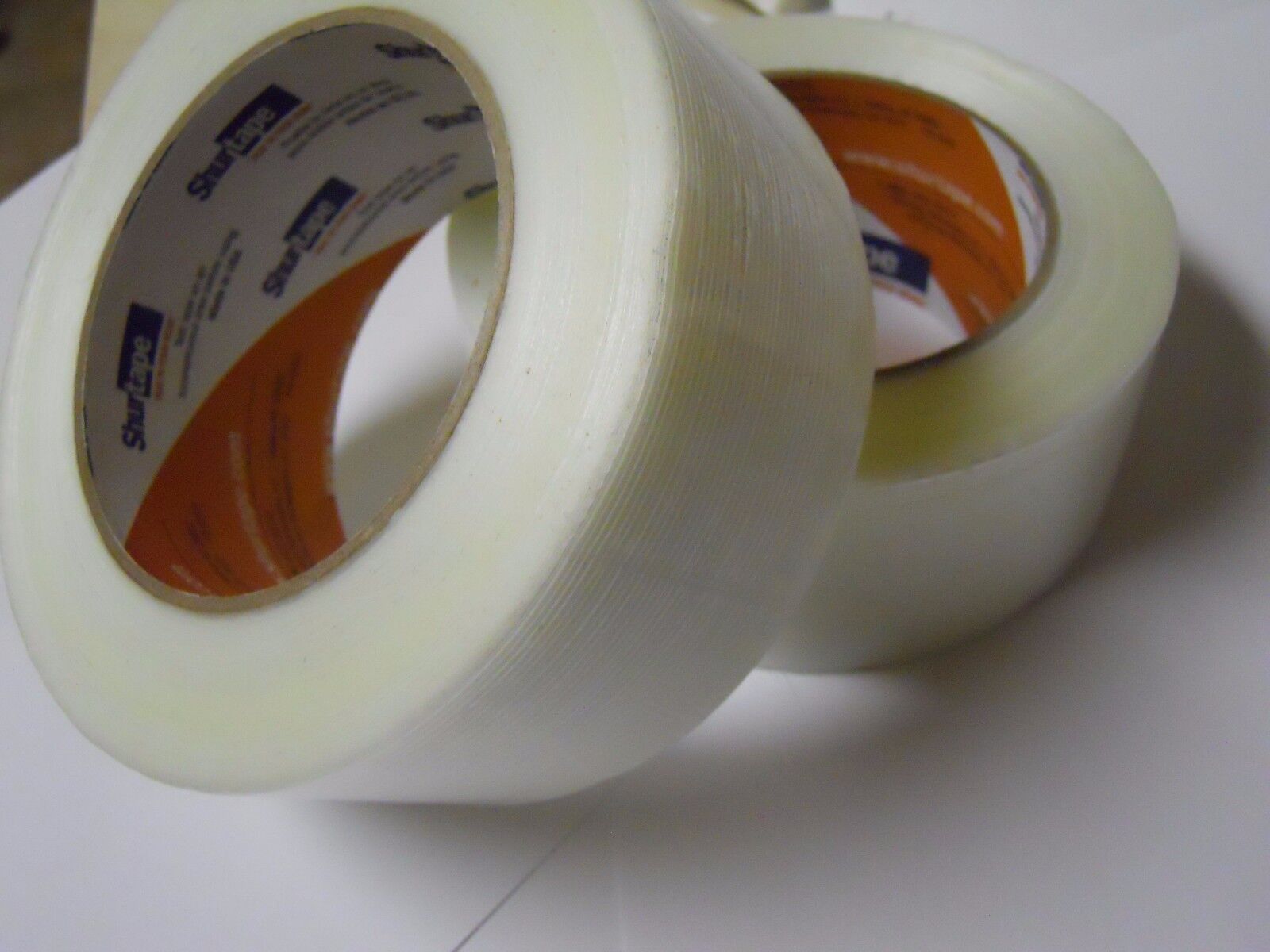 7 Rolls 2" x 60 YDS Fiberglass Reinforced Filament Strapping, Packing Tape Clear Unbranded/Generic Does Not Apply - фотография #3