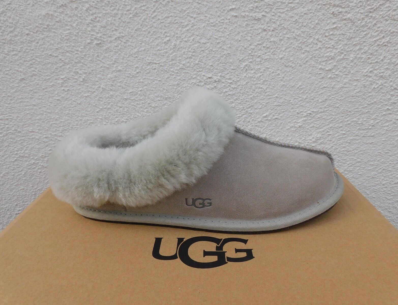 UGG GOAT MORAENE SUEDE/ SHEEPSKIN CUFF SLIPPERS, WOMEN US 7/ EUR 38 ~NIB UGG UGG Moraene - фотография #3