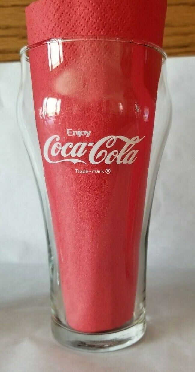3 Vintage Enjoy Coca Cola Coke Glasses  Coca-Cola - фотография #4