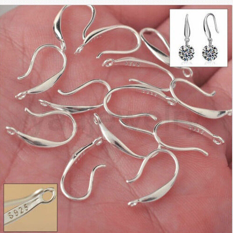 Wholesale Silver Plated Earrings Hooks Ball DIY Jewelry Accessory Wire Findings Unbranded Does Not Apply - фотография #3