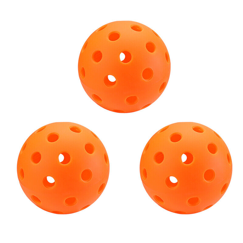 40 Holes Pickleball Balls Set of 12 Indoor True Flight USAPA Approved Orange Unbranded Does not apply - фотография #8