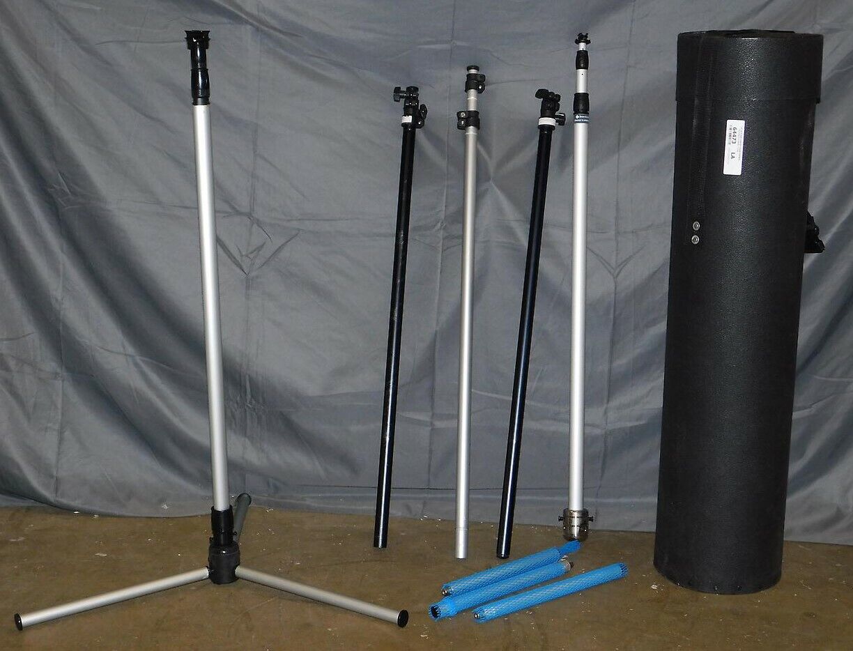 LOT OF 5 DUO DISPLAY TRADE SHOW ASSORTED FOLDABLE STANDS + CASE DUO DISPLAY SPRINT