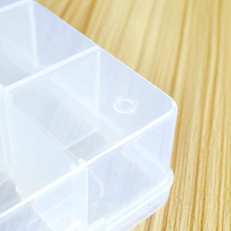 2pcs 18 Cells Slot Transparent Storage Box Cover Shell Electronics Component Box Unbranded Does Not Apply - фотография #2